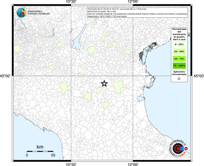 Mappa territorio comunale con almeno 3 questionari