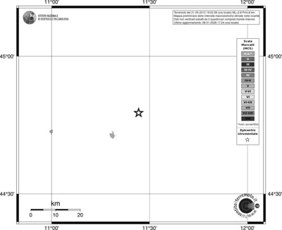 Mappa MCS - territori località