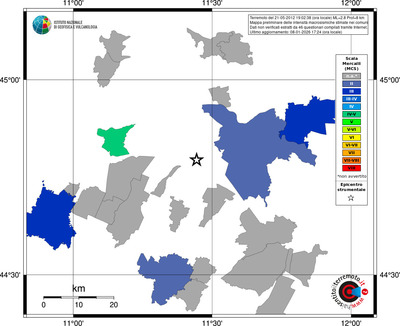 Mappa MCS - territori comuni