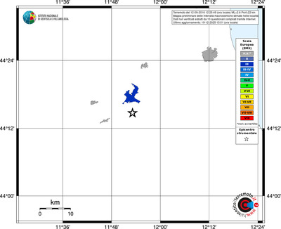 Mappa EMS - territori località