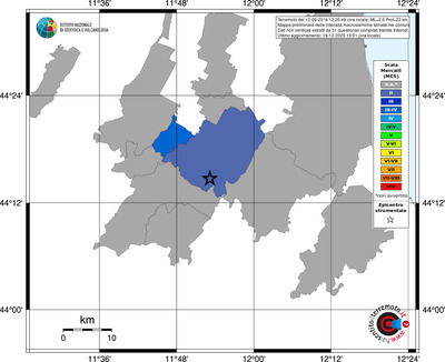 Mappa MCS - territori comuni