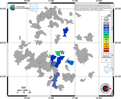 Mappa MCS - territori comuni