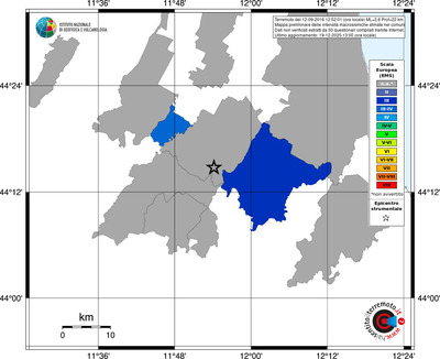 Mappa EMS - territori comuni