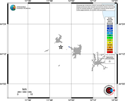 Mappa MCS - territori località