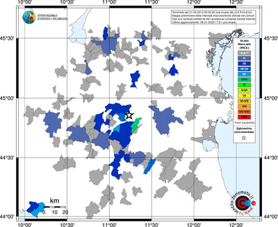 Mappa MCS - territori comuni