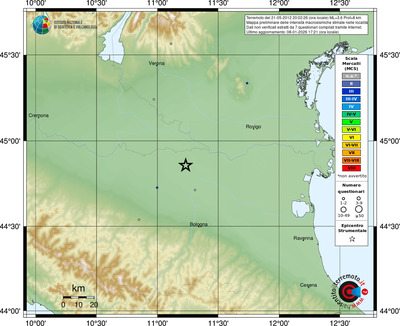 Mappa MCS - località