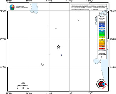 Mappa MCS - territori località