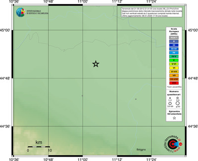 Mappa EMS - località