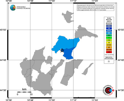 Mappa MCS - territori comuni