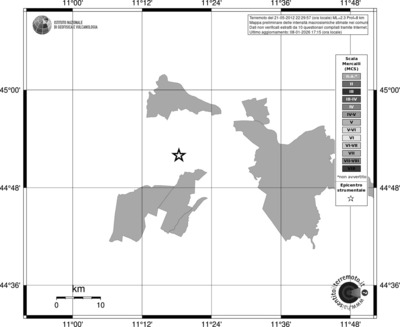 Mappa MCS - territori comuni