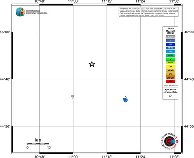 Mappa MCS - territori località