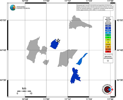 Mappa MCS - territori comuni