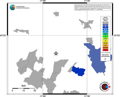Mappa MCS - territori comuni