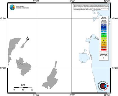 Mappa MCS - territori comuni
