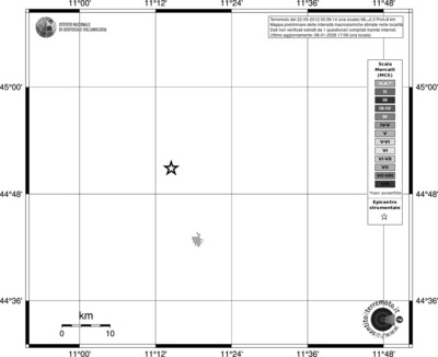 Mappa MCS - territori località
