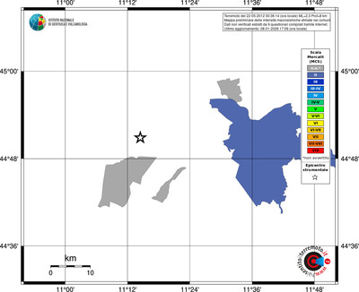 Mappa MCS - territori comuni