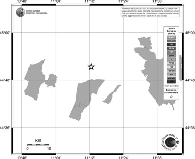 Mappa EMS - territori comuni