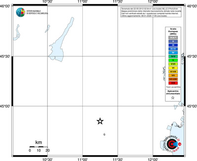 Mappa EMS - territori località