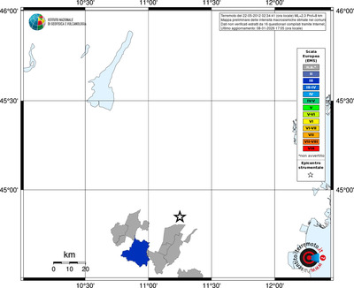 Mappa EMS - territori comuni