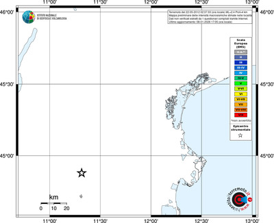 Mappa EMS - territori località