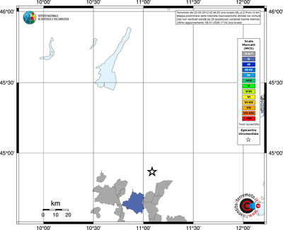 Mappa MCS - territori comuni