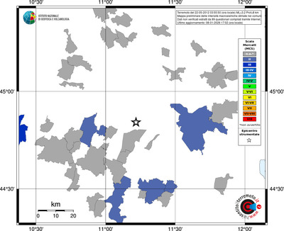 Mappa MCS - territori comuni