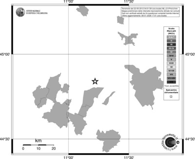 Mappa MCS - territori comuni