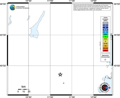 Mappa EMS - territori località