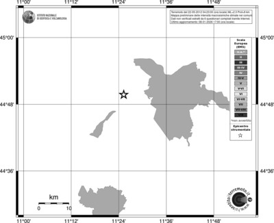 Mappa EMS - territori comuni