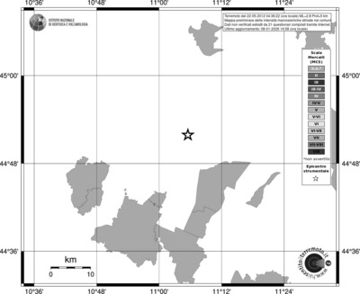 Mappa MCS - territori comuni