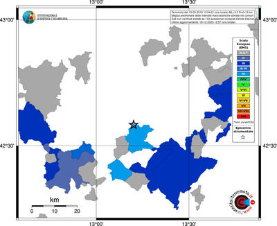 Mappa EMS - territori comuni