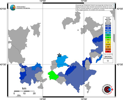 Mappa MCS - territori comuni