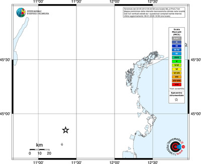Mappa MCS - territori località