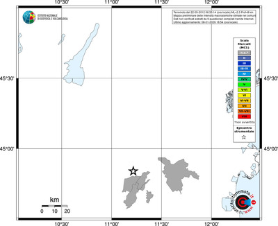 Mappa MCS - territori comuni