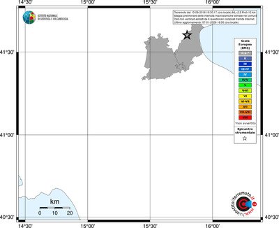 Mappa EMS - territori comuni