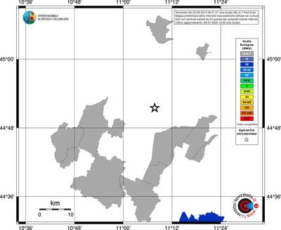 Mappa EMS - territori comuni
