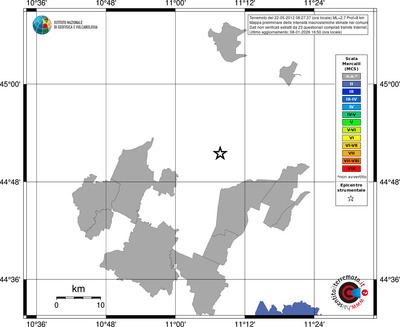 Mappa MCS - territori comuni