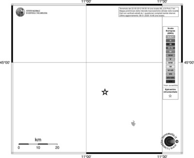 Mappa EMS - territori località