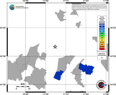 Mappa MCS - territori comuni