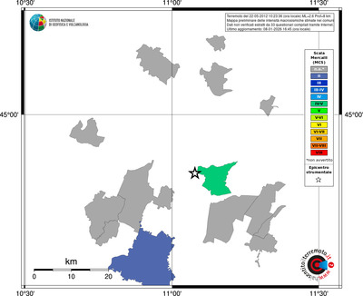 Mappa MCS - territori comuni