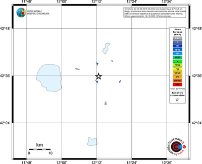 Mappa EMS - territori località