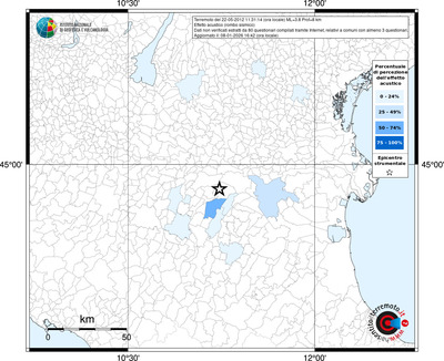 Mappa territorio comunale con almeno 3 questionari