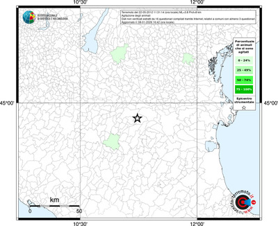Mappa territorio comunale con almeno 3 questionari