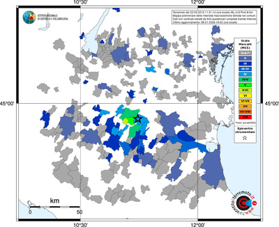 Mappa MCS - territori comuni