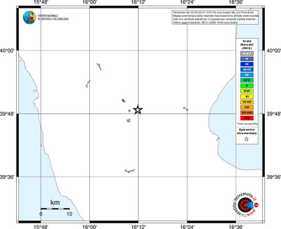 Mappa MCS - territori località