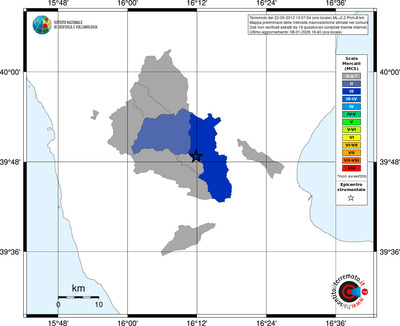 Mappa MCS - territori comuni