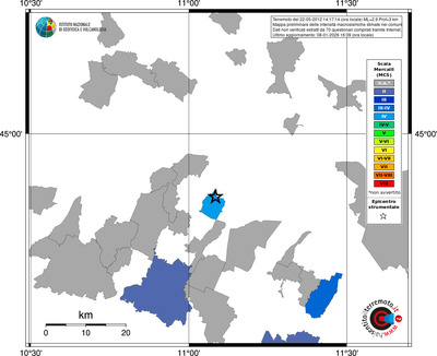 Mappa MCS - territori comuni
