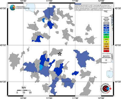 Mappa MCS - territori comuni