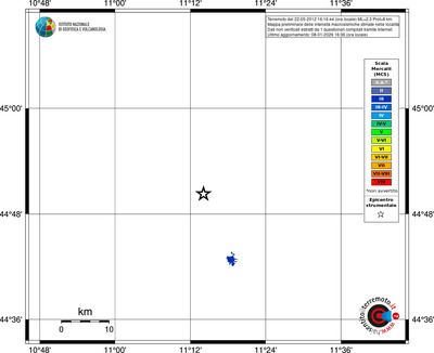 Mappa MCS - territori località