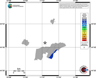 Mappa MCS - territori comuni